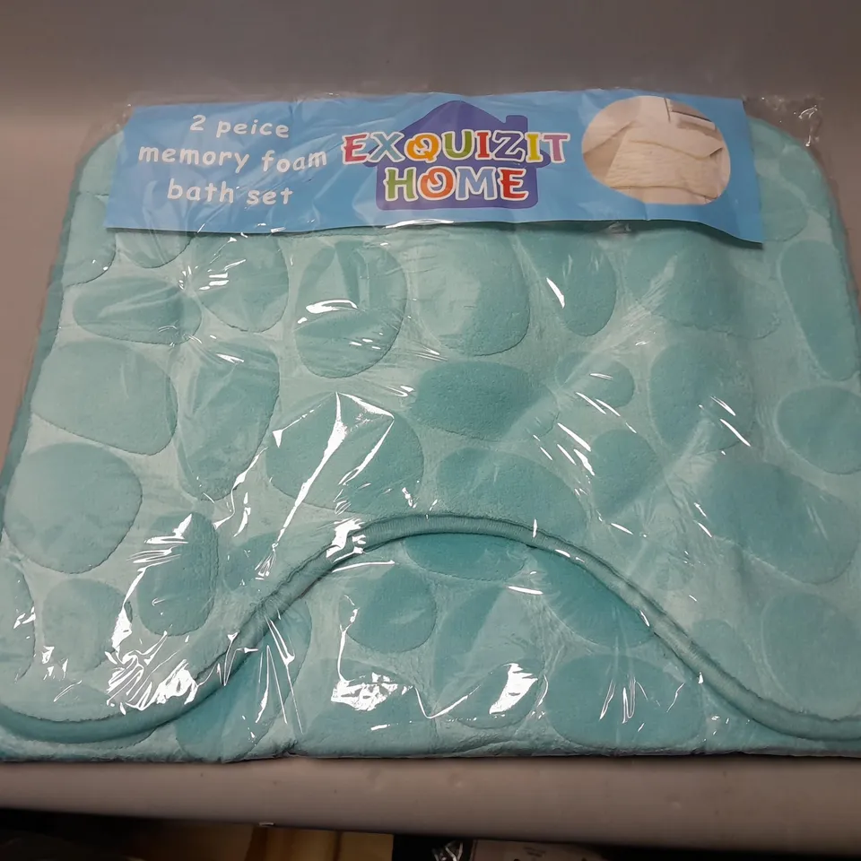 EXQUIZIT HOME 2 PIECE MEMORY FOAM BATH SET