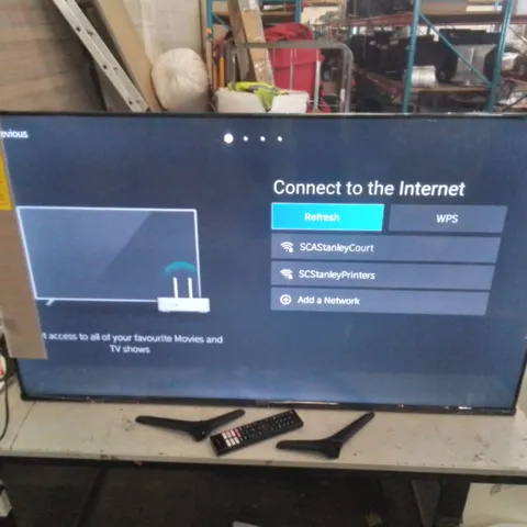 BOXED HISENSE 50A6BGTUK A6 SERIES 50" HD SMART TV