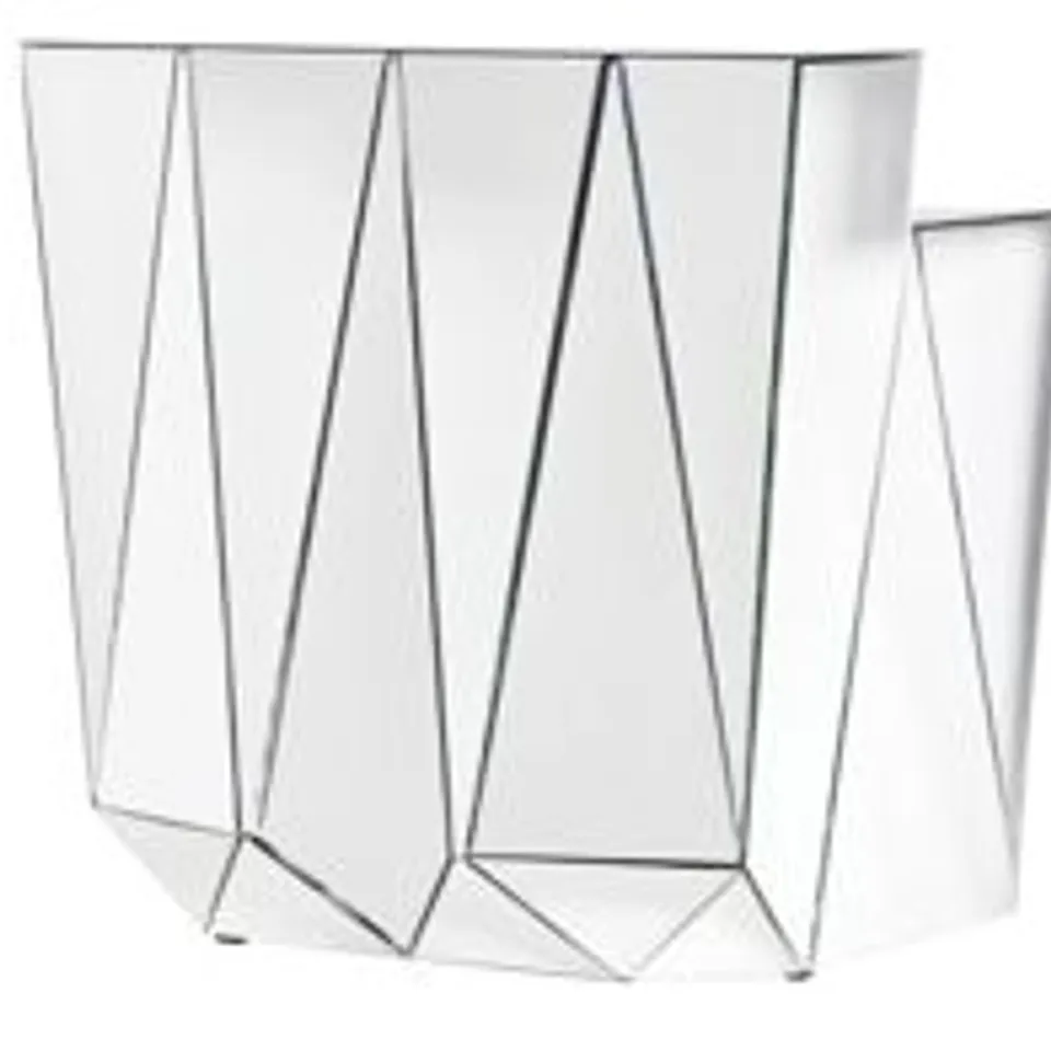 LARGE MIRROR  GLASS TIERED BARS  RRP £900