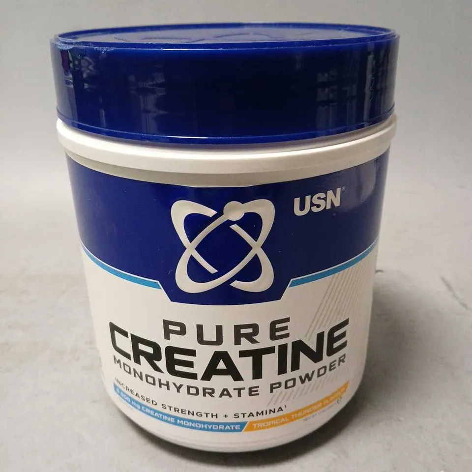 USN PURE CREATINE MONOHYDRATE POWDER TROPICAL THUNDER FLAVOUR (500g)