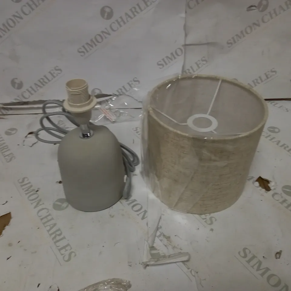 JOHN LEWIS TABLE STONE LAMP