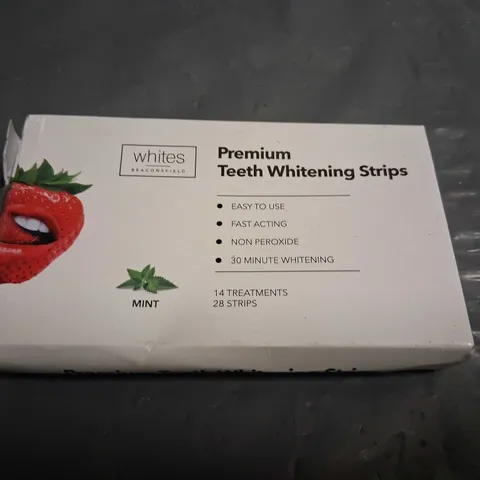FOUR BOXES OF WHITES PREMIUM TEETH WHITENING STRIPS