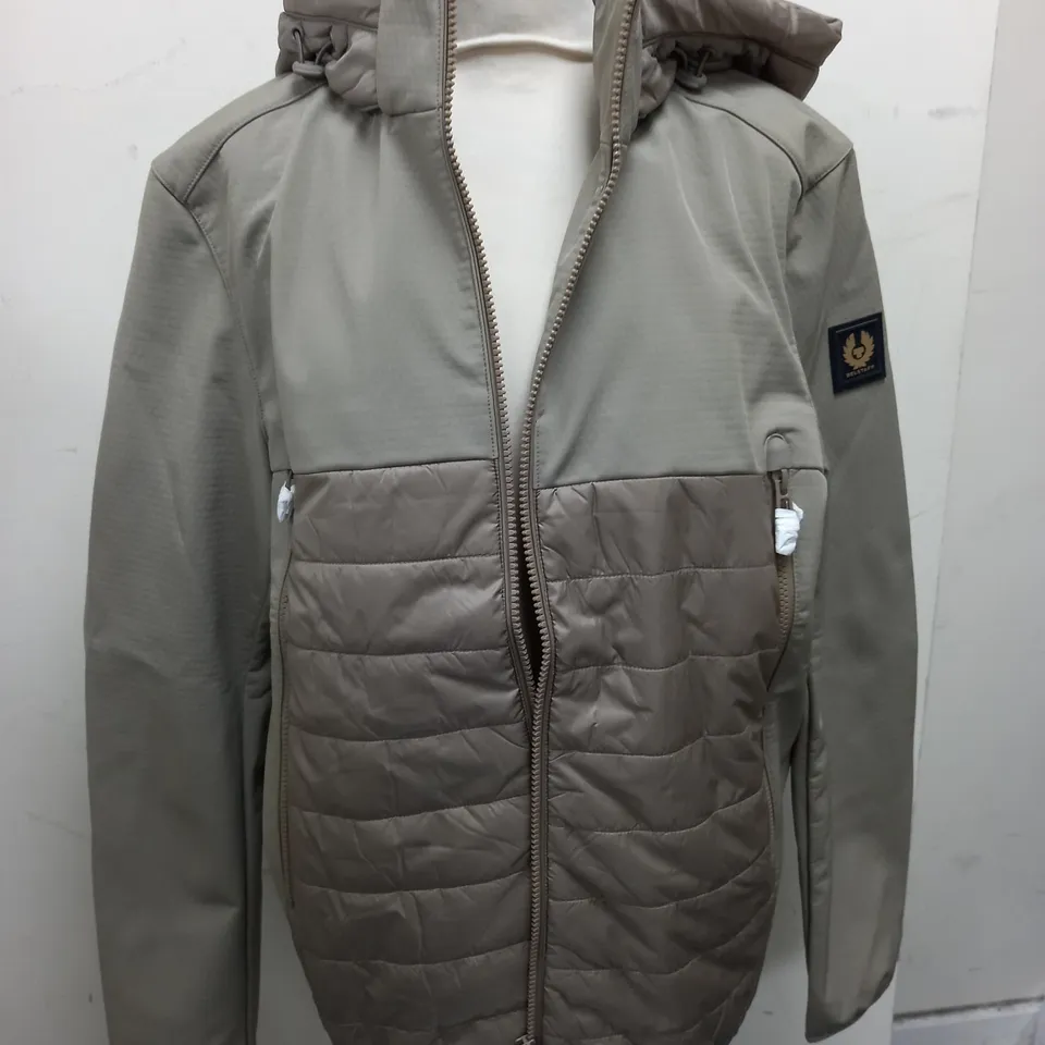 BELSTAFF FOSSIL BOUNDARY JACKET - SIZE MEDIUM