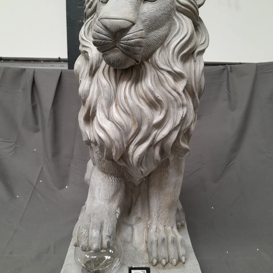 BOXED MY GARDEN STORIES LION SCULPTURE