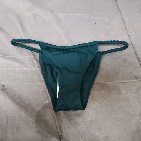 ZARA WOMEN'S TEAL BIKINI BOTTOM – SIZE M