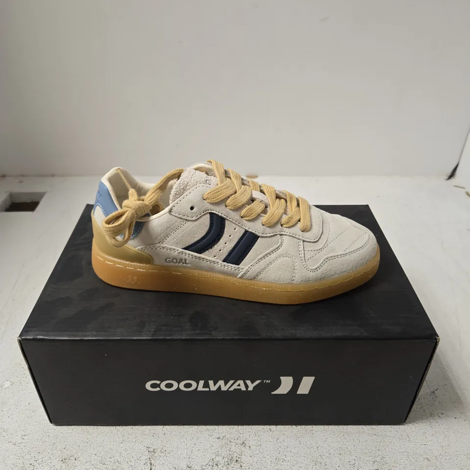 COOLWAY GOAL TRAINERS – GREY SUEDE - 4