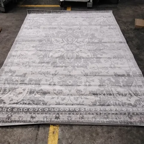 Caelan grey/ivory area rug approximately 200x290cm  