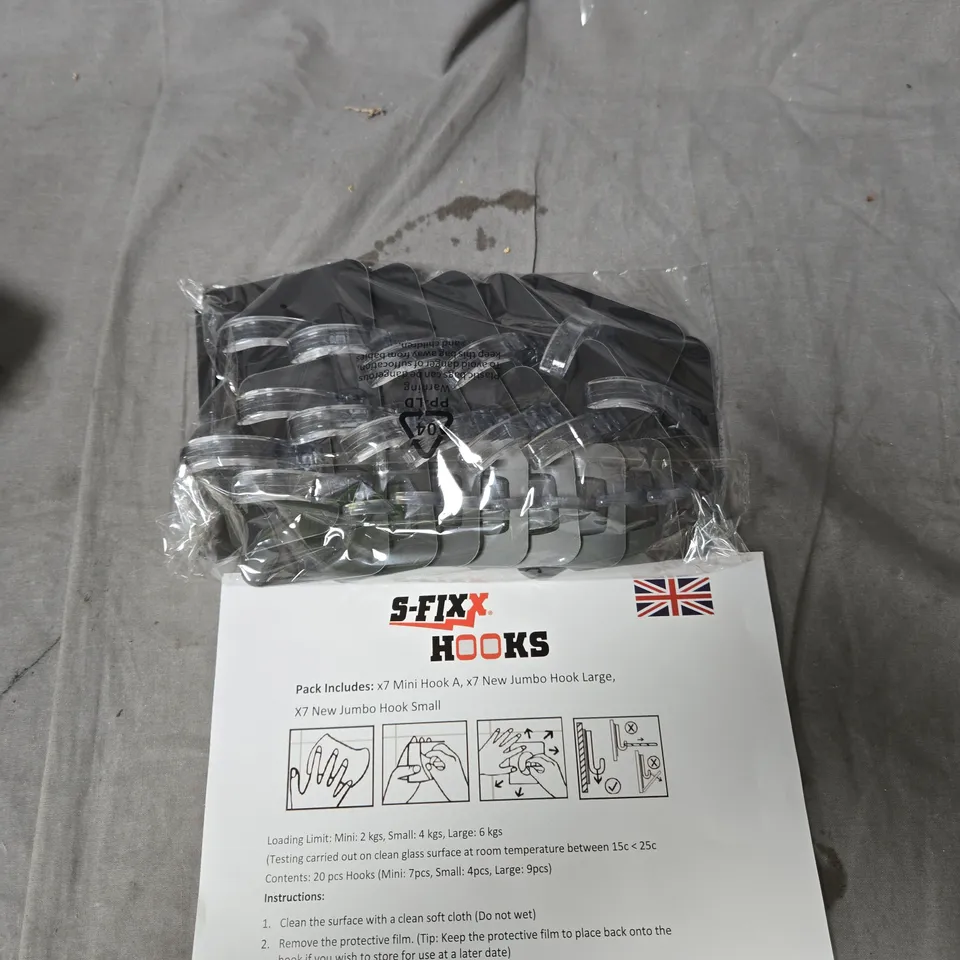 S-FIXX ULTRA HOOKS 20 PIECE SET 