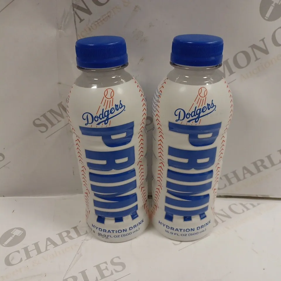 2 PRIME LIMITED EDITION DODGERS HYDRATION DRINKS (2 x 500ml)