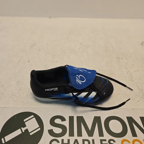 ADIDAS PREDATOR FOOTBALL BOOTS – BLUE/BLACK, UK SIZE 1.5 (CHILD)