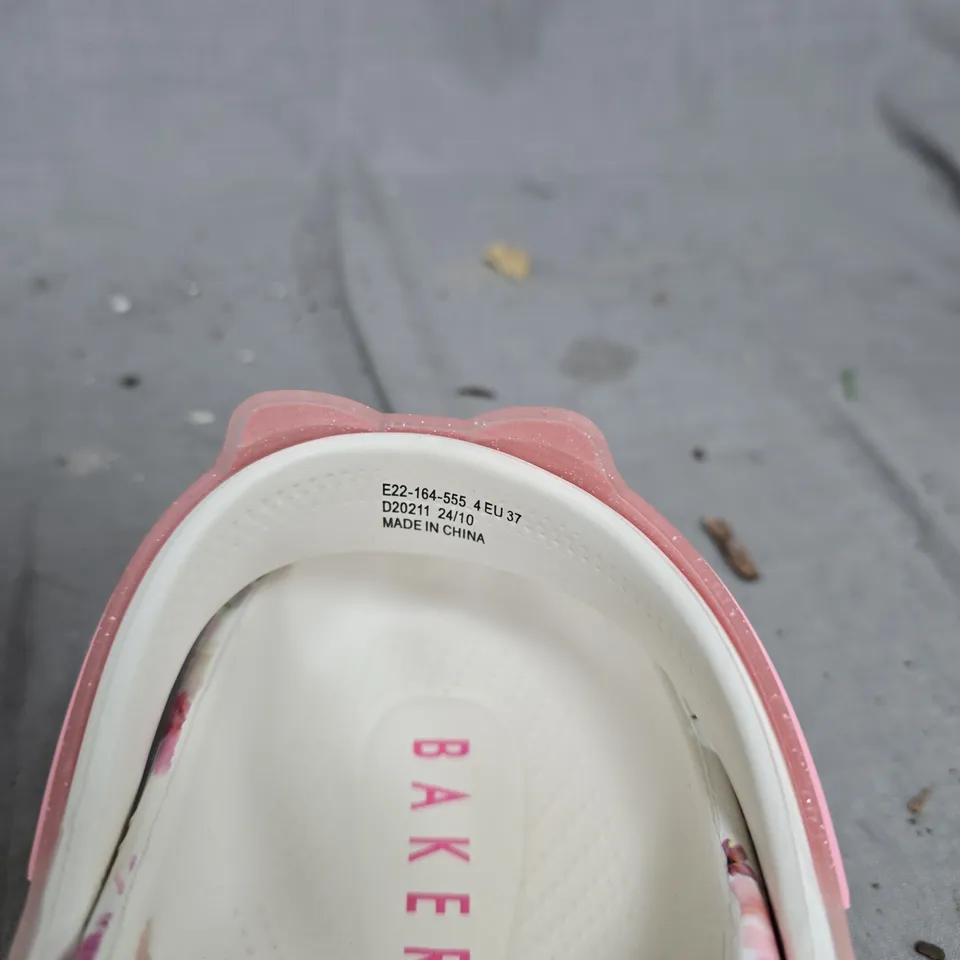 TED BAKER FLORAL SLIP-ON KIDS SHOES – UK4 (EU37)