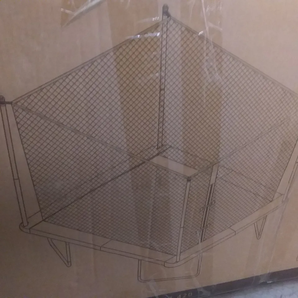 BOXED SPORTSPOWER 10' × 8' BOUNCE PRO RECTANGULAR TRAMPOLINE (BOX 2 OF 2 ONLY)