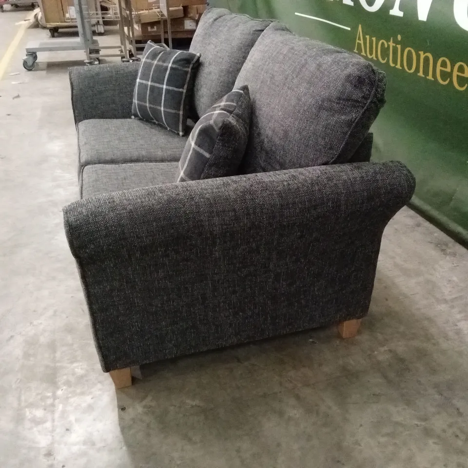 ALSOP 2 SEATER FABRIC SOFA - CHARCOAL RRP £729