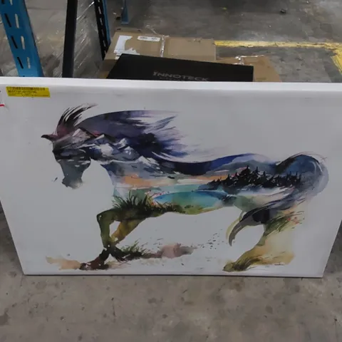 HORSE DREAMS WILD LIFE - WRAPPED CANVAS
