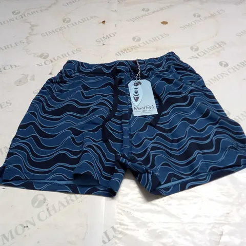 WEIRD FISH HARMONIA BAMBOO EASY SHORTS SIZE 8