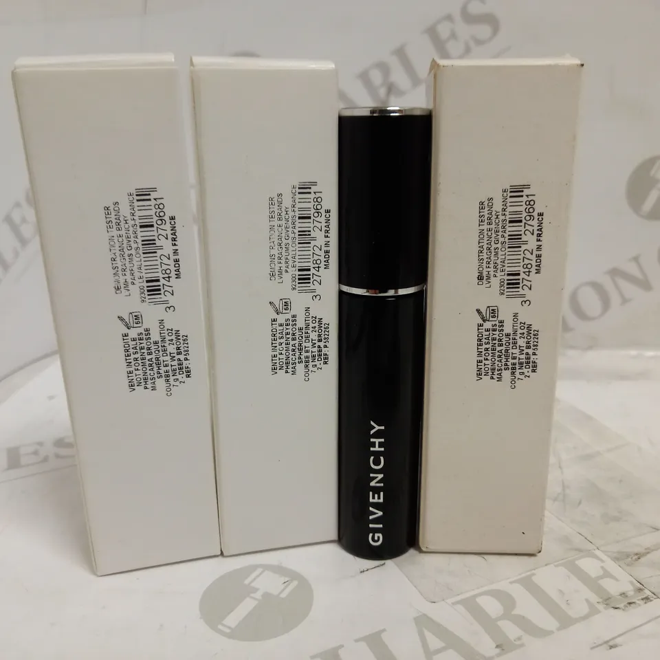 LOT OF 3 GIVENCHY PHENOMEN'EYES MASCARA IN DEEP BROWN 7G