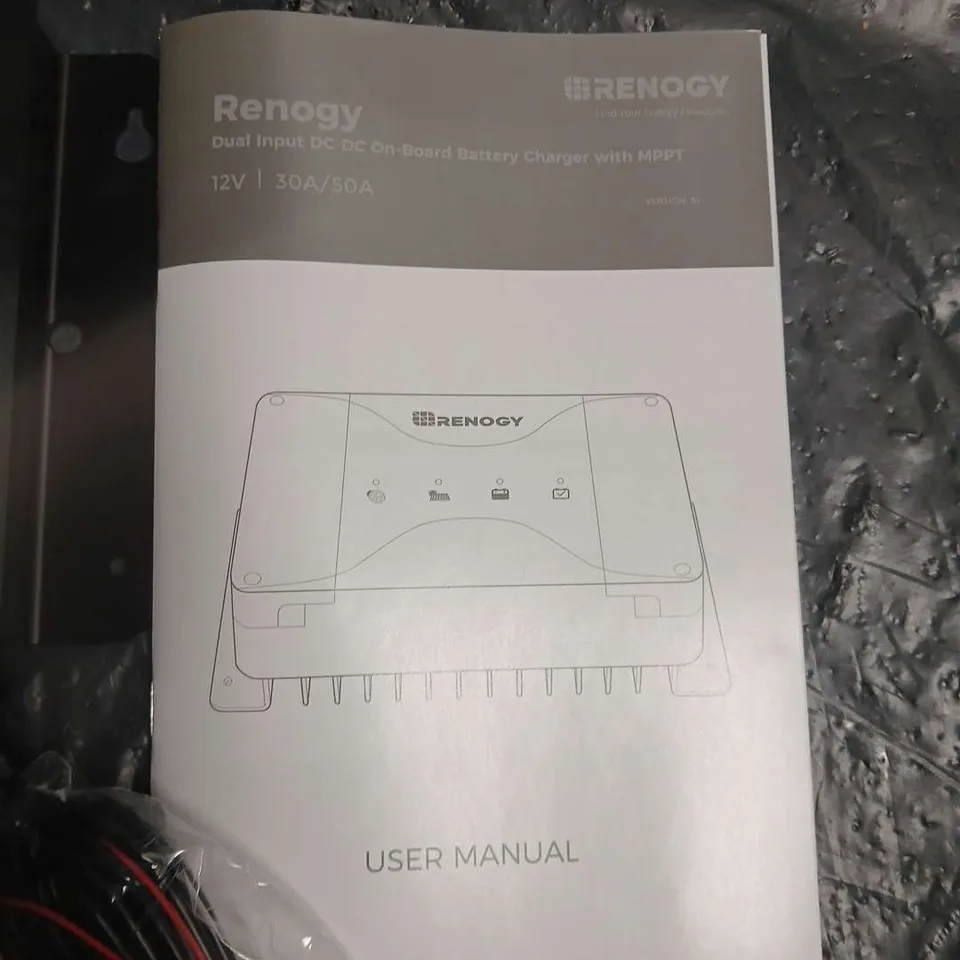 RENOGY 50A DC-DC ON-BOARD BATTERY CHARGER WITH MPPT – BOXED