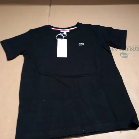 LACOSTE JUNIOUR BLACK T-SHIRT - 6