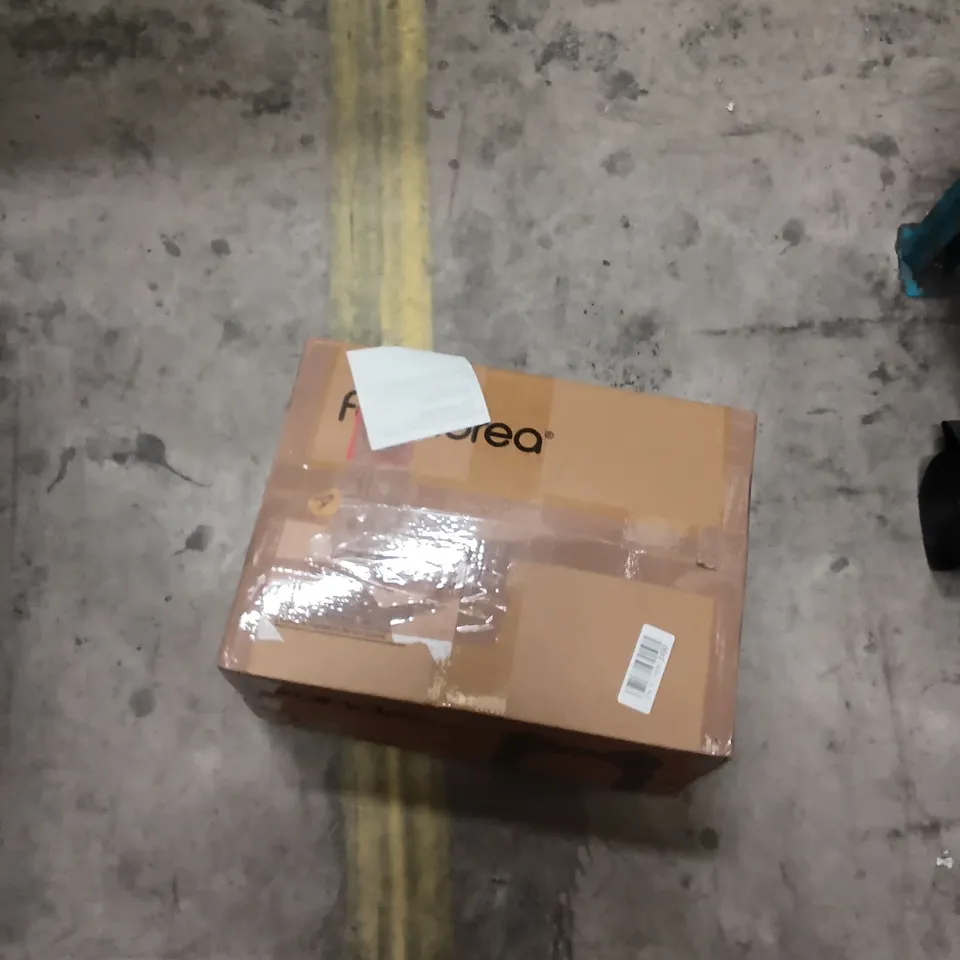 FEANDREA DOG BED, DOG SOFA BED WITH REMOVABLE REVERSIBLE CUSHION, RAISED EDGES, NON-SLIP BOTTOM, L, 85 X 65 X 21 CM, COFFEE BROWN AND SAND BEIGE PGW04Z