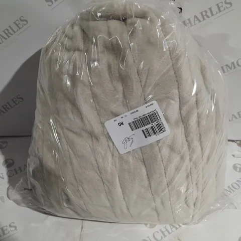COZEE HOME VELVETSOFT HEATED THROW IN STONE