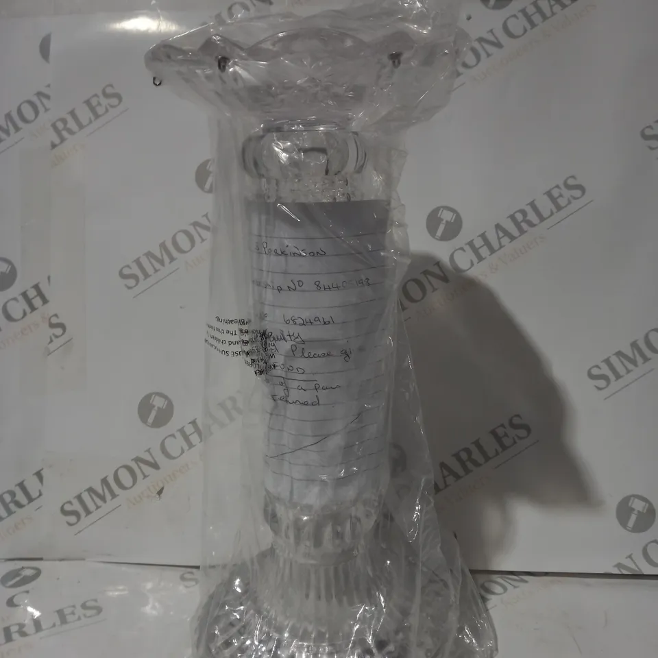 BOXED JULIAN MACDONALD PRE LIT GLASS LIGHT