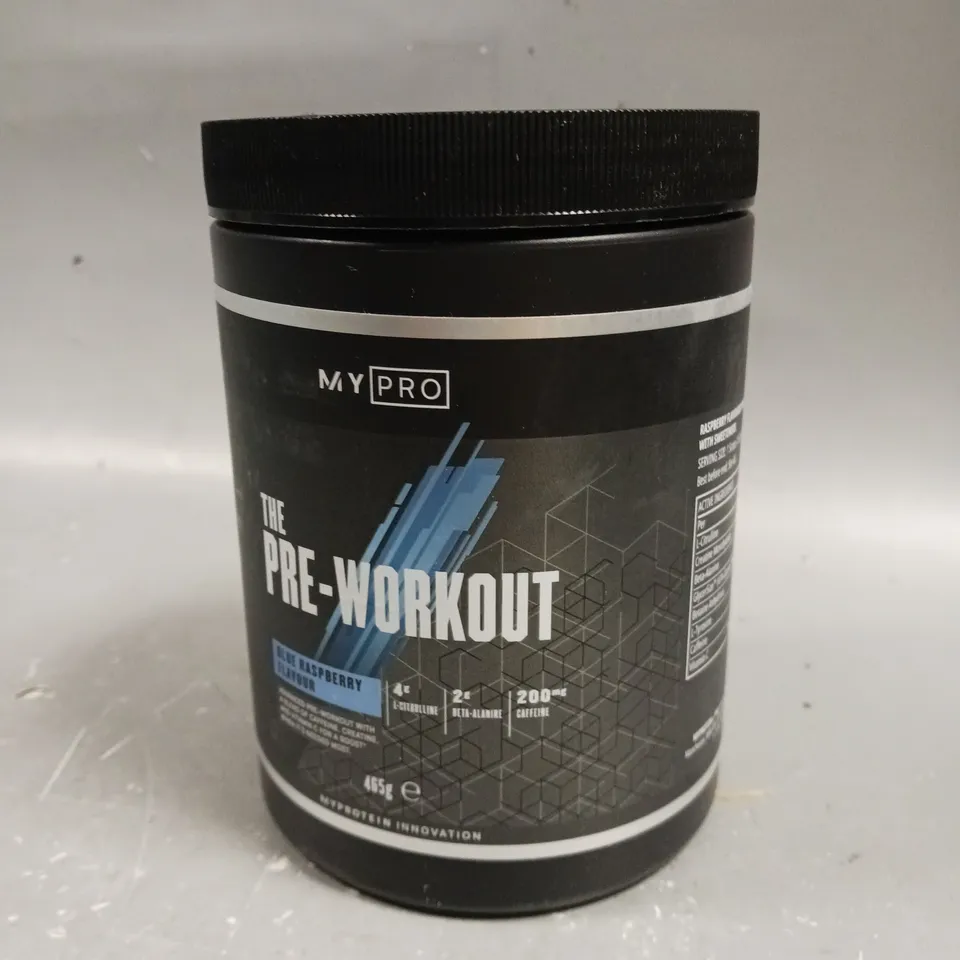 SEALED MY PRO PRE-WORKOUT - BLUE RASPBERRY - 465G
