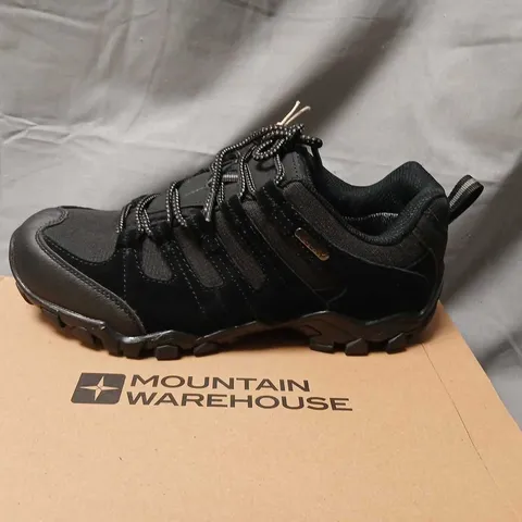 MOUNTAIN WAREHOUSE BELFOUR WOMEN'S WATERPROOF OUTDOOR WALKING SHOES – UK 6 (US 8, EU 39) – BLACK