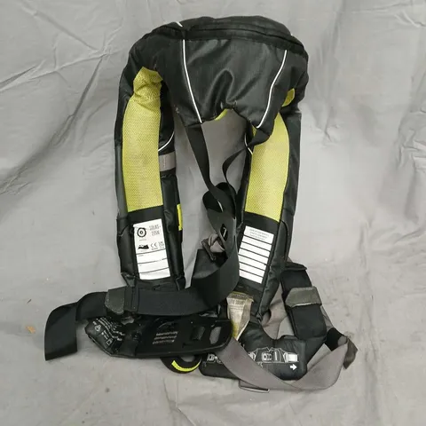 SPINLOCK SOLAS LIFEJACKET HARNESS – BLACK WITH YELLOW BUOYANT PANELS