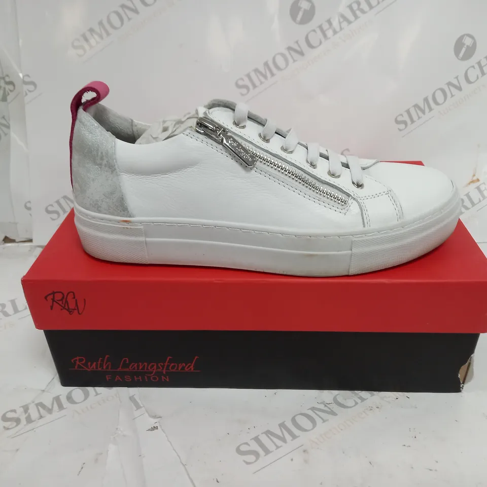 BOXED RUTH LANGFORD ZIP TRAINER SIZE 5