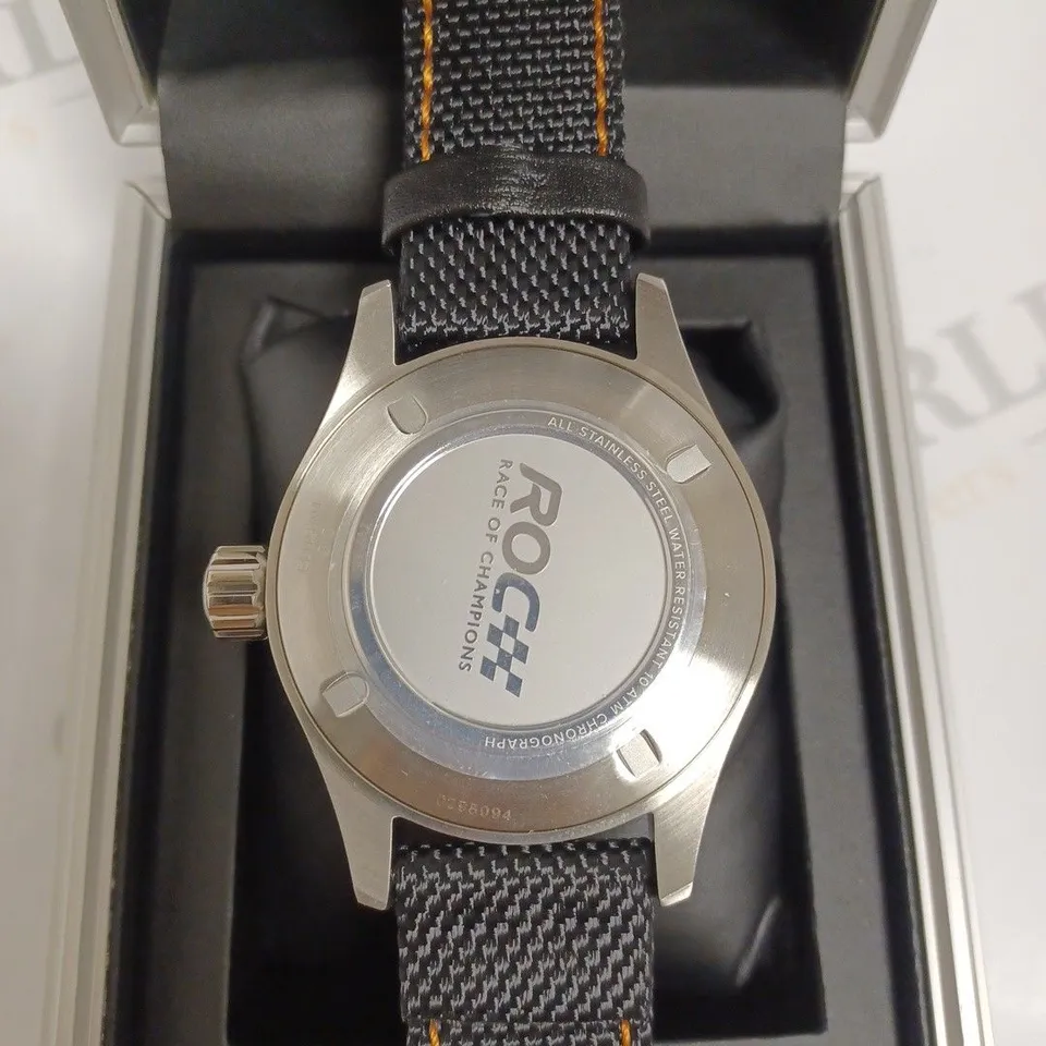 BOXED TW STEEL GENTS RACE OF CHAMPIONS 45MM WATCH - BLACK