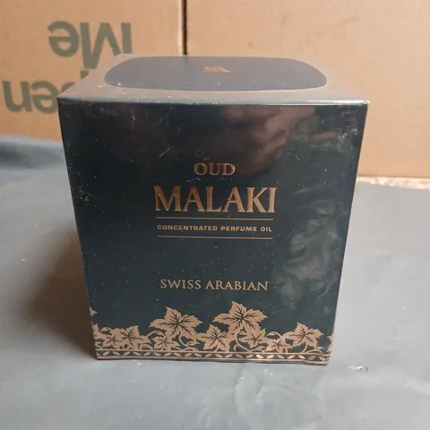 BOXED AND SEALED OUD MALAKI CONCENTRATED PERFUME OIL SWISS ARABIAN 25ML