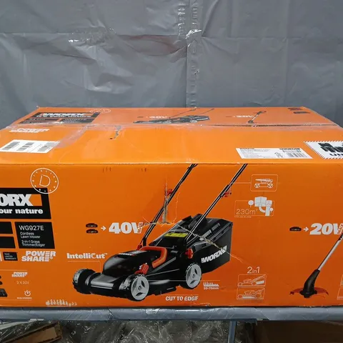 BOXED WORKX 20V MAX LAWN TWIC PACK - COLLECTION ONLY