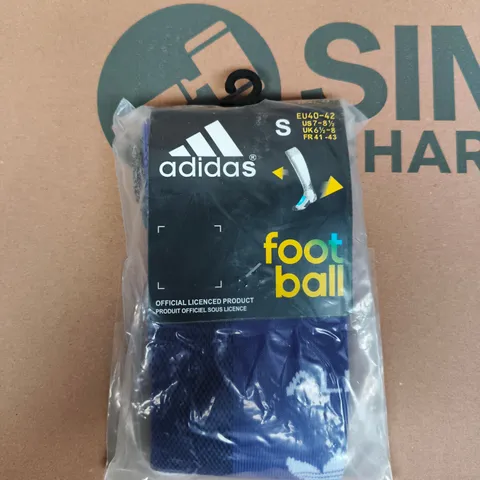 ADIDAS FOOTBALL SOCKS – SIZE S 