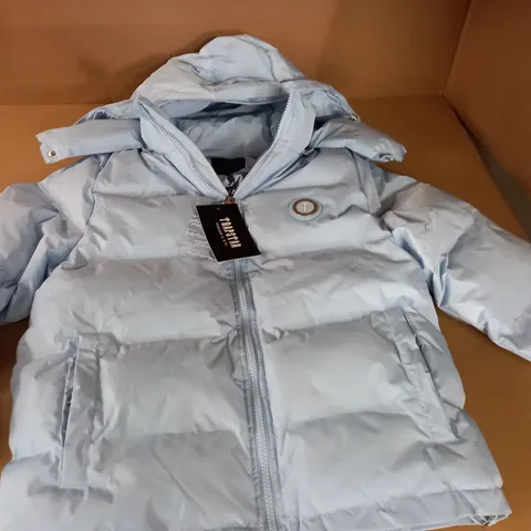 TRAPSTAR LIGHT BLUE PADDED COAT - M