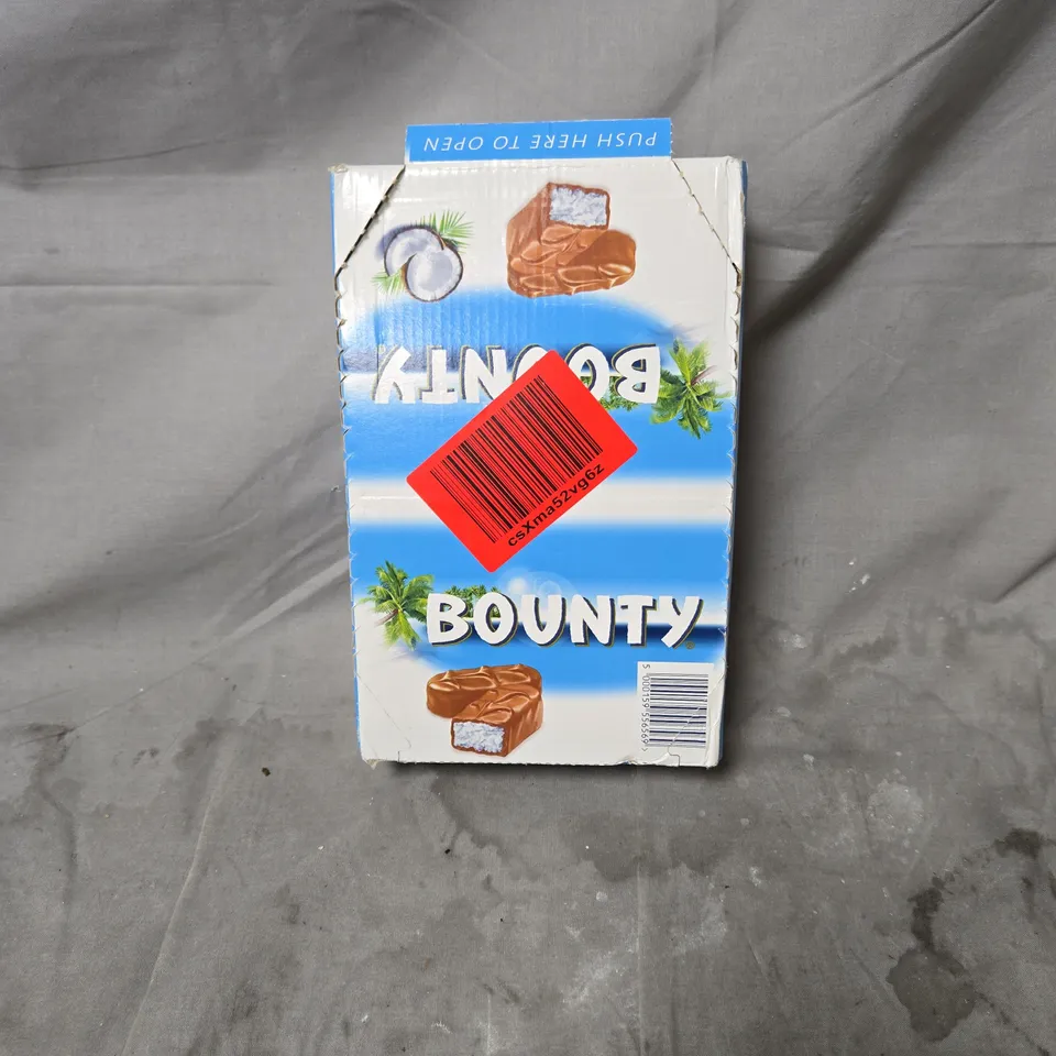 approximately 22 x 57g bounty bars in box