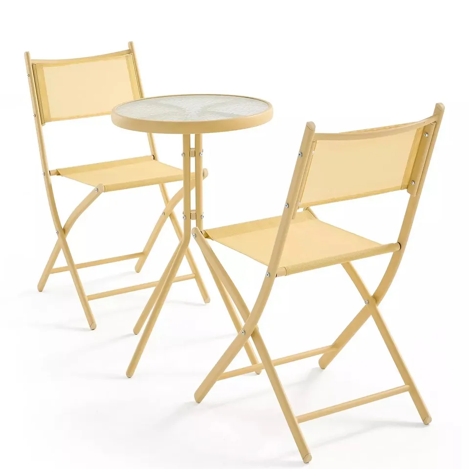 BOXED THE VERY COLLECTION HAWAII 3-PIECE BISTRO SET - BUTTERMILK - COLLECTION ONLY 