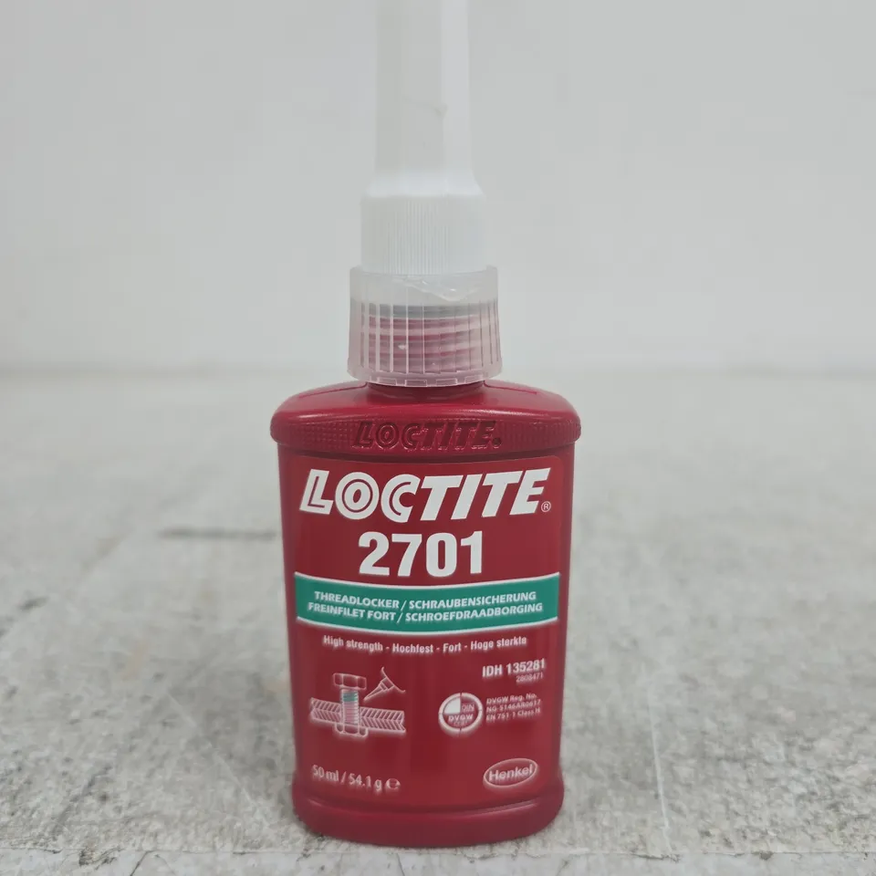 LOCTITE 2701 HIGH STRENGTH THREADLOCKER 50ML