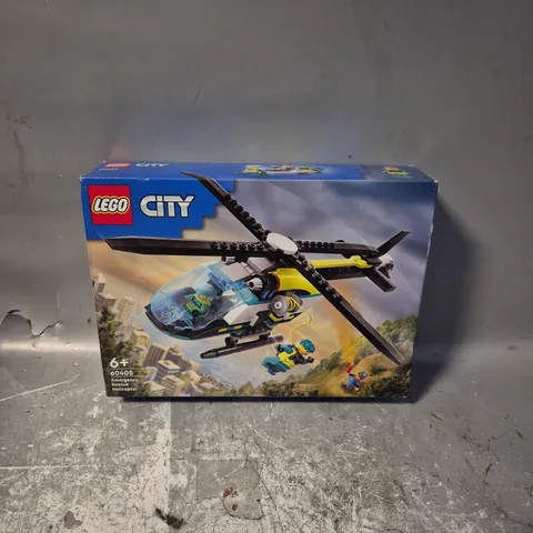 BOXED LEGO CITY EMERGENCY RESCUE HELICOPTER - 60405