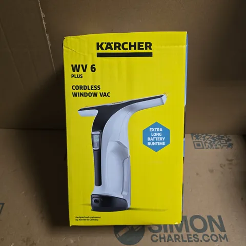 KÄRCHER WV 6 PLUS CORDLESS WINDOW VAC – BOXED