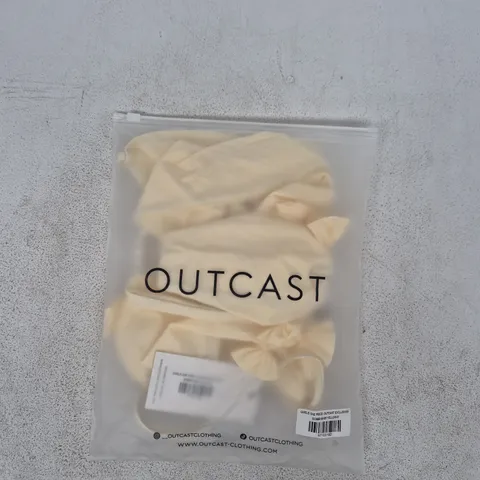 BAGGED OUTCAST GISELE ONE PIECE IN BABY YELLOW SIZE SMALL