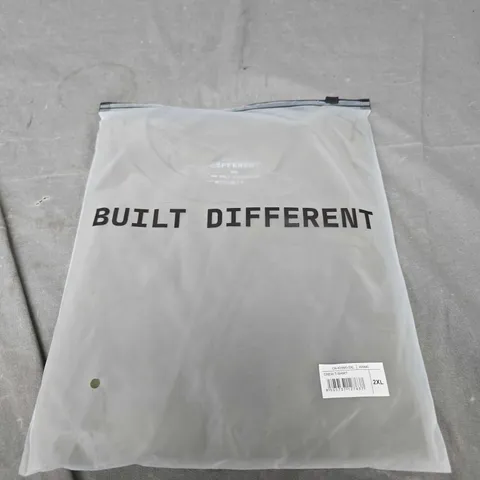 BUILT DIFFERENT CREW T-SHIRT SIZE 2XL