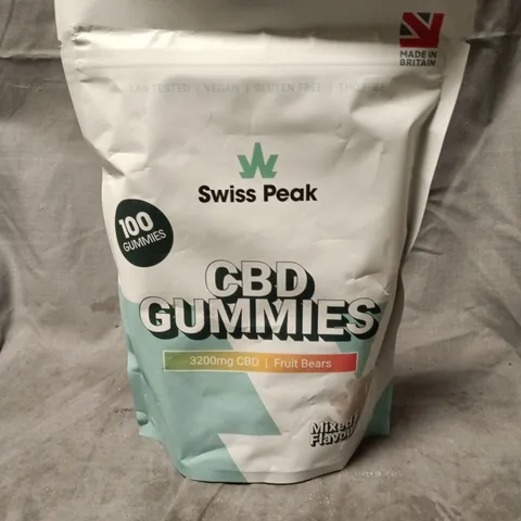 SWISS PEAK CBD GUMMIES – FRUIT BEARS, 3200MG CBD, 500G