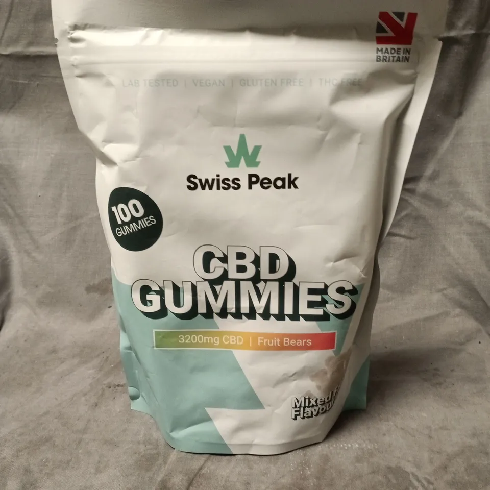 SWISS PEAK CBD GUMMIES – FRUIT BEARS, 3200MG CBD, 500G