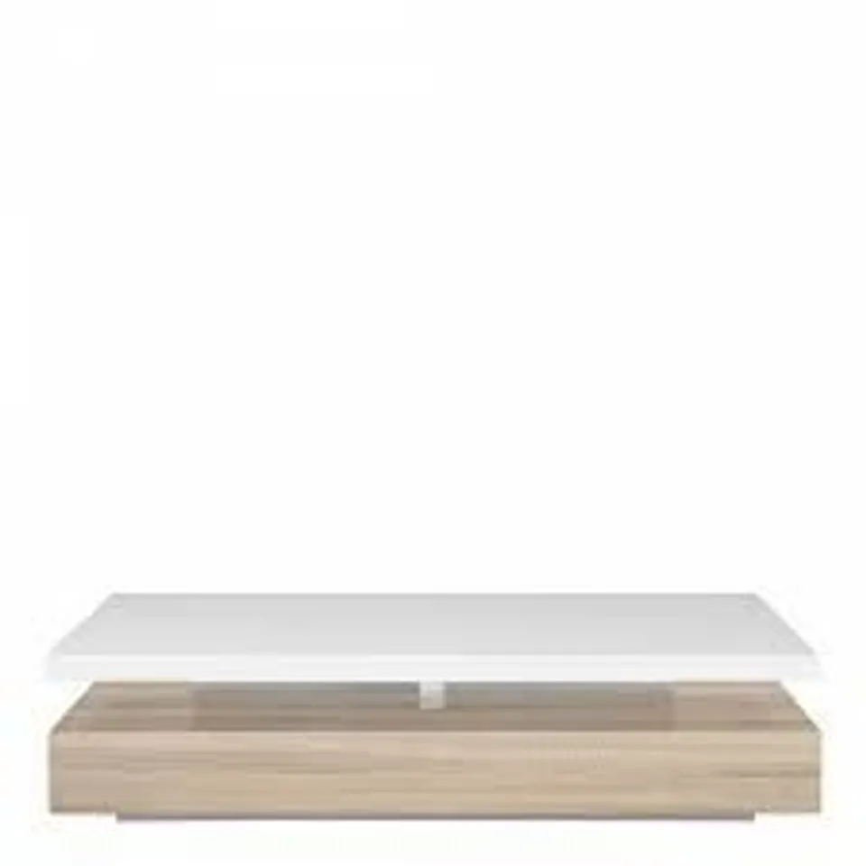 BOXED MALAKIT HIGH GLOSS WHITE COFFEE TABLE (1 BOX)