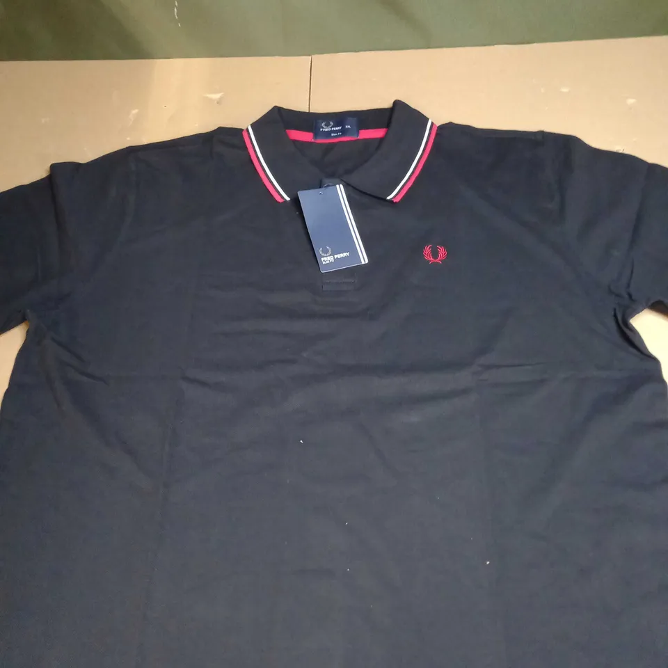 FRED PERRY SLIM FIT POLO SHIRT SIZE XXL