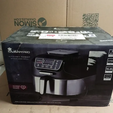 MASTERPRO KITCHEN ROBOT SMOKELESS GRILL – 5.6L