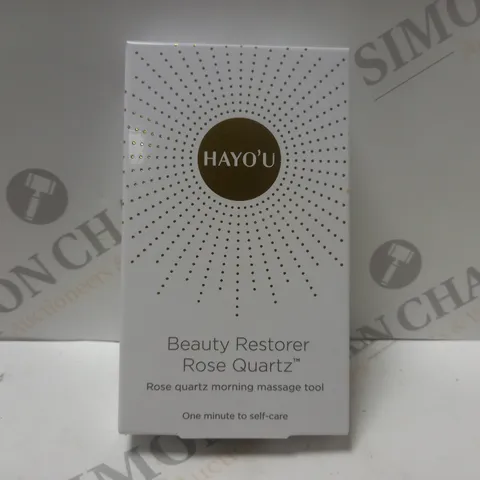 HAYO'U BEAUTY RESTORER ROSE QUARTZ MASSAGE TOOL