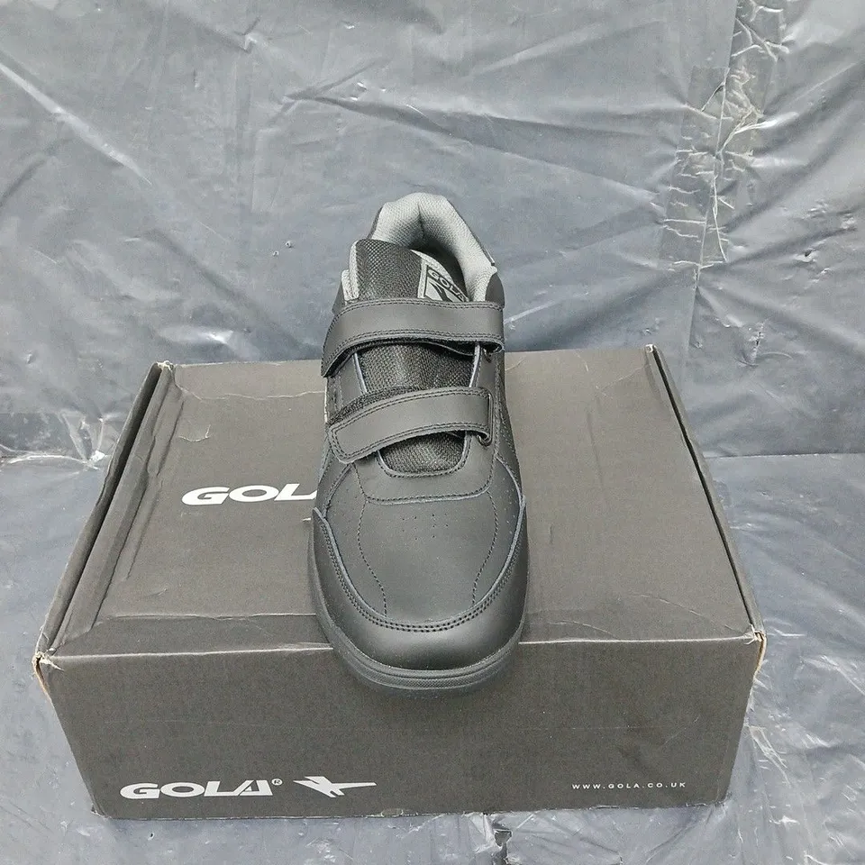 BOXED PAIR OF GOLA BELMONT 2 BLACK WIDE FIT UK 11