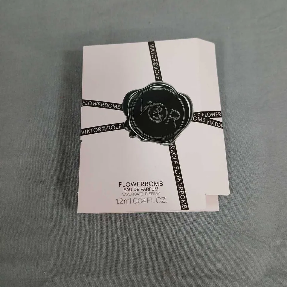 LARGE QUANTITY OF VIKTOR & ROLF FLOWERBOMB EAU DE PARFUM SAMPLE 1.2ML