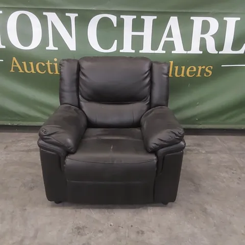 QUALITY DESIGNER FAUX LEATHER ARMCHAIR